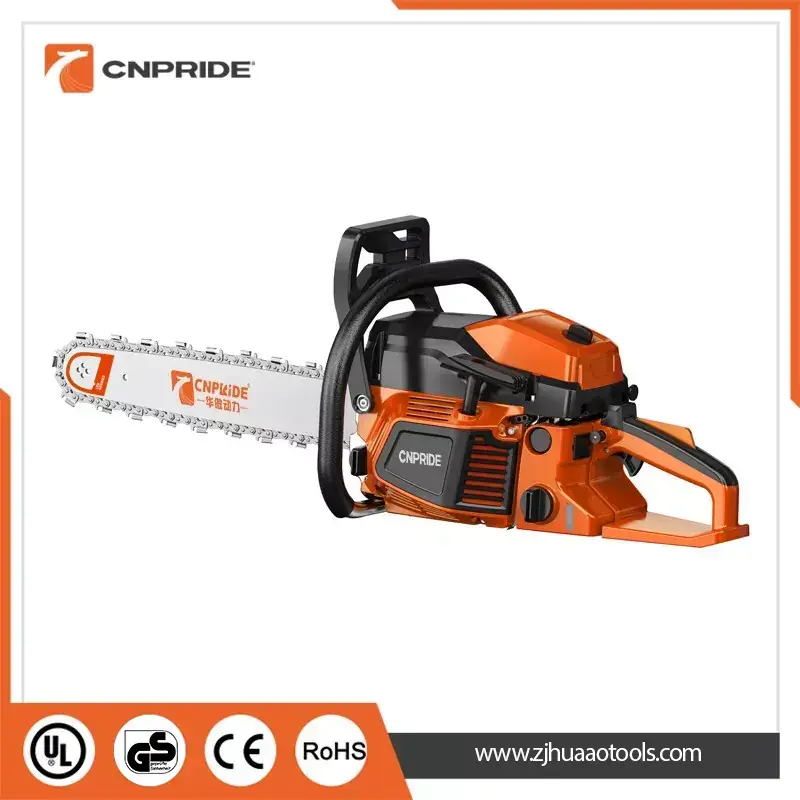 59cc 3.4hp 휘발유 체인 톱 판매 20 바 커팅으로 강력한 전력